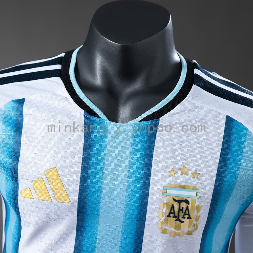 Argentina 2026 Home Long-Sleeve Player Edition Jersey