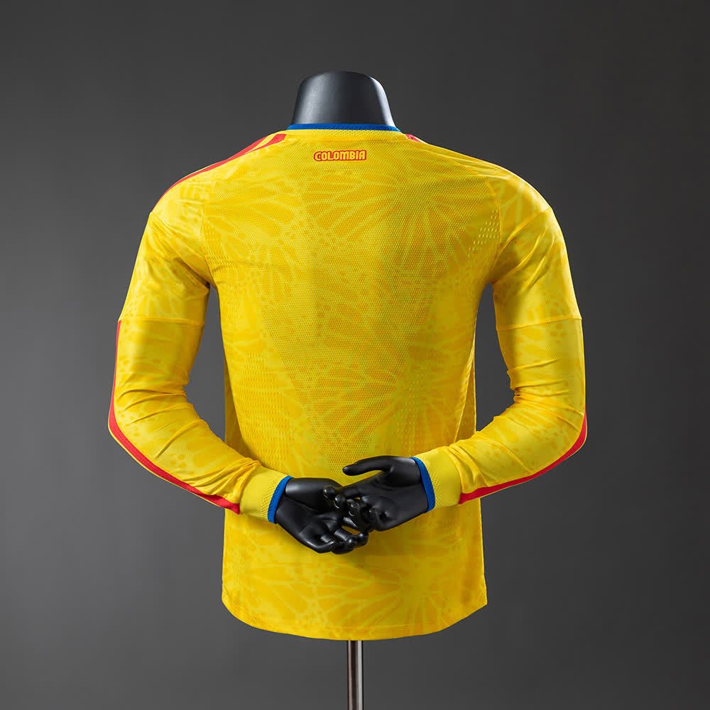 Colombia 2026 Home Long-Sleeve Player Edition Jersey