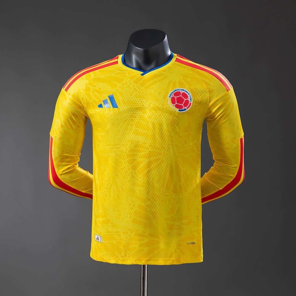 Colombia 2026 Home Long-Sleeve Player Edition Jersey