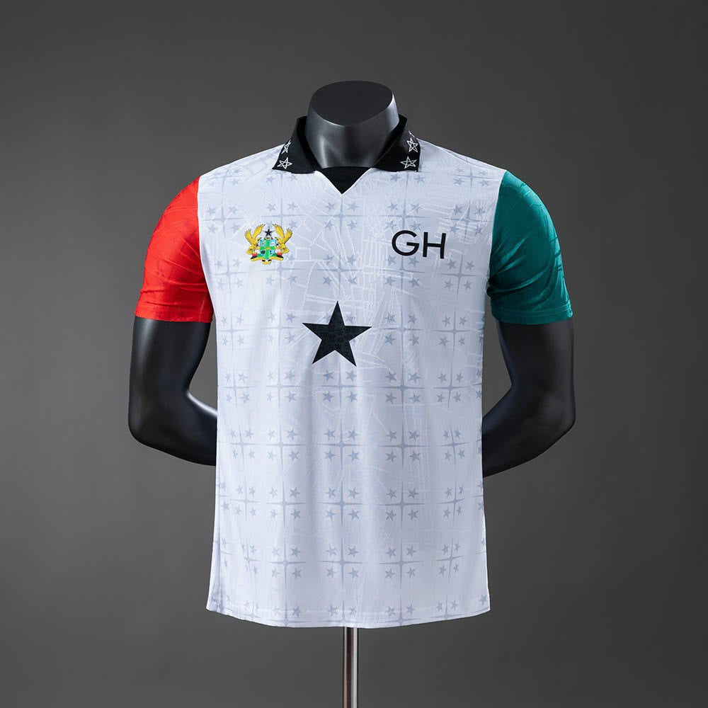 Ghana 2025 Commemorative Edition - White Player Edition Jersey
