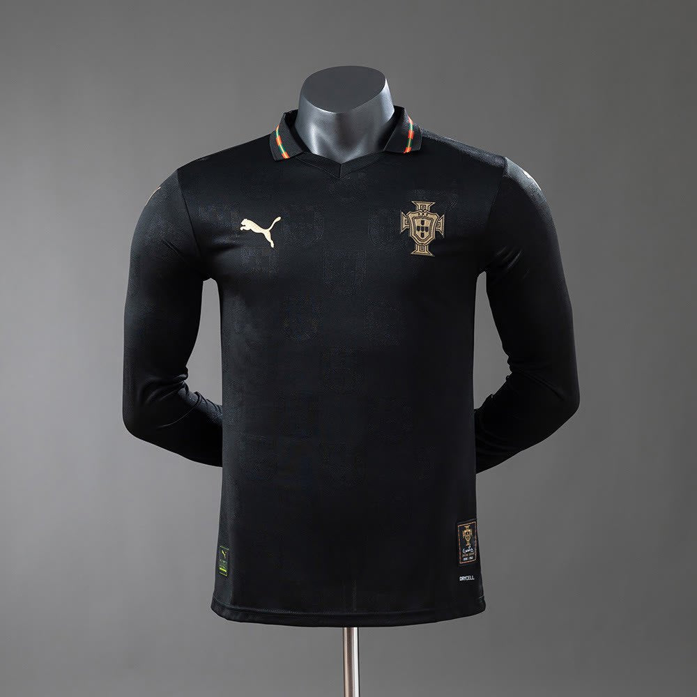 Portugal 2026 Special Edition - Black Panther Long-Sleeve Player Edition Jersey