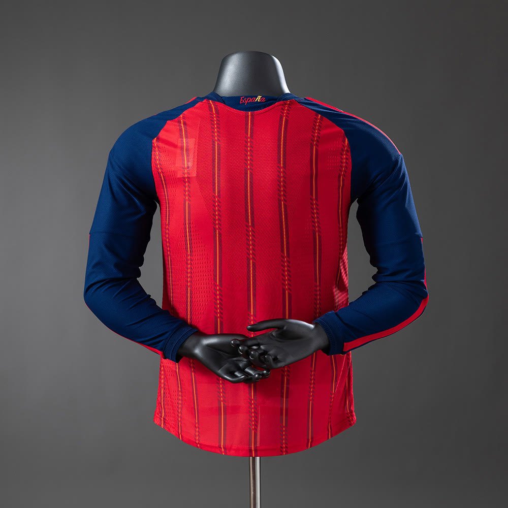 Spain 2026 Home Long-Sleeve Player Edition Jersey
