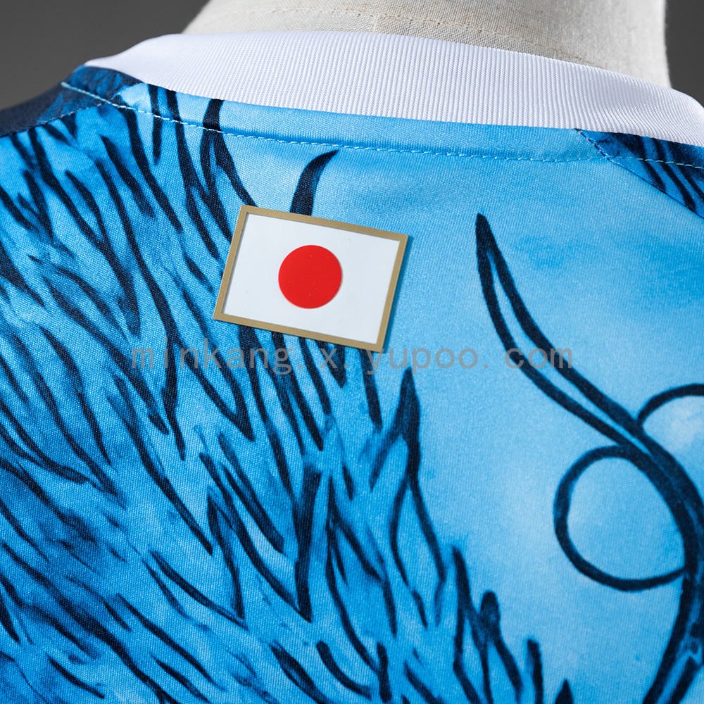 Japan 25/26 Samurai and Blue Dragon Pattern Jersey