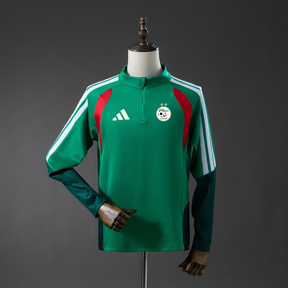 Algeria 2026 Training Top Green Jersey
