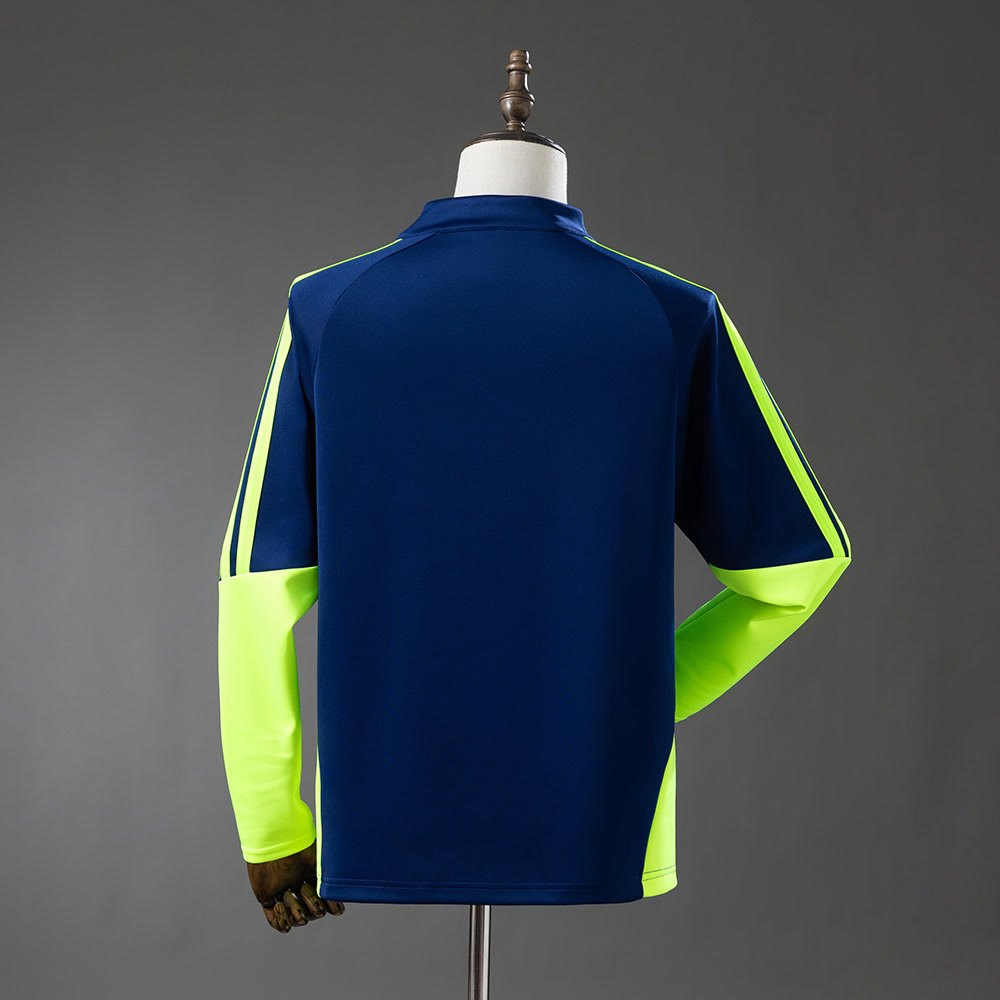 Scotland 2026 Training Top Navy Blue & Fluorescent Green Jersey