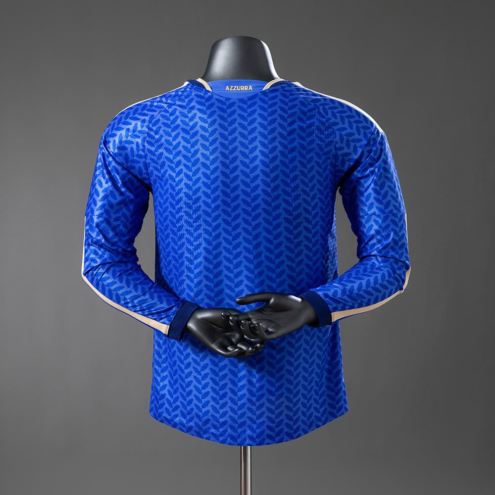 Italy 2026 Home Player Edition Long-Sleeve Jersey