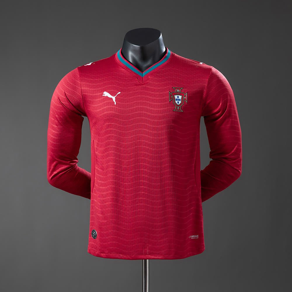 Portugal 2026 Home Player Edition Long-Sleeve Jersey