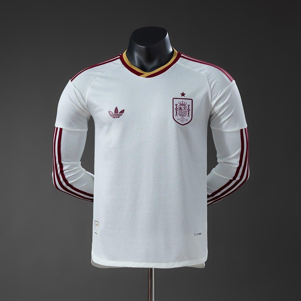 Spain 2026 Away Player Edition Long Sleeve Jersey