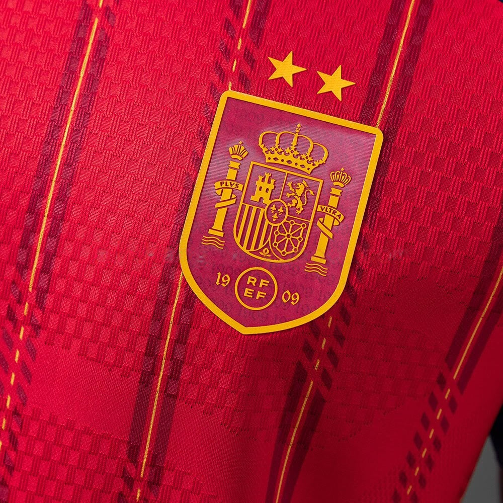 Spain 2026 Home 2-Star Champion Edition Player Edition Jersey