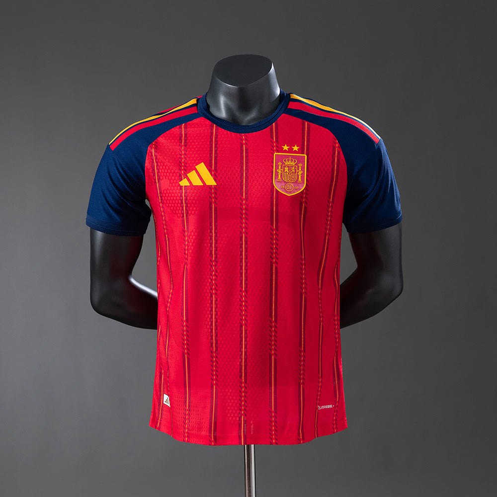 Spain 2026 Home 2-Star Champion Edition Player Edition Jersey