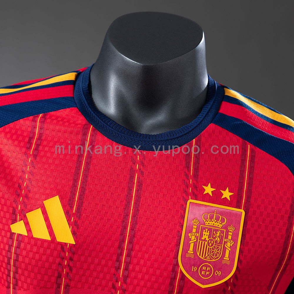 Spain 2026 Home 2-Star Champion Edition Player Edition Jersey