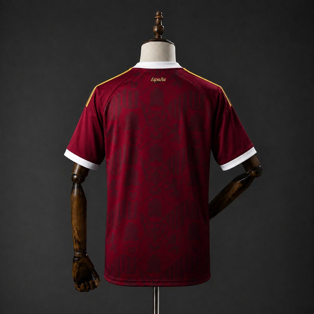 Spain 2026 Burgundy Champion Commemorative Jersey