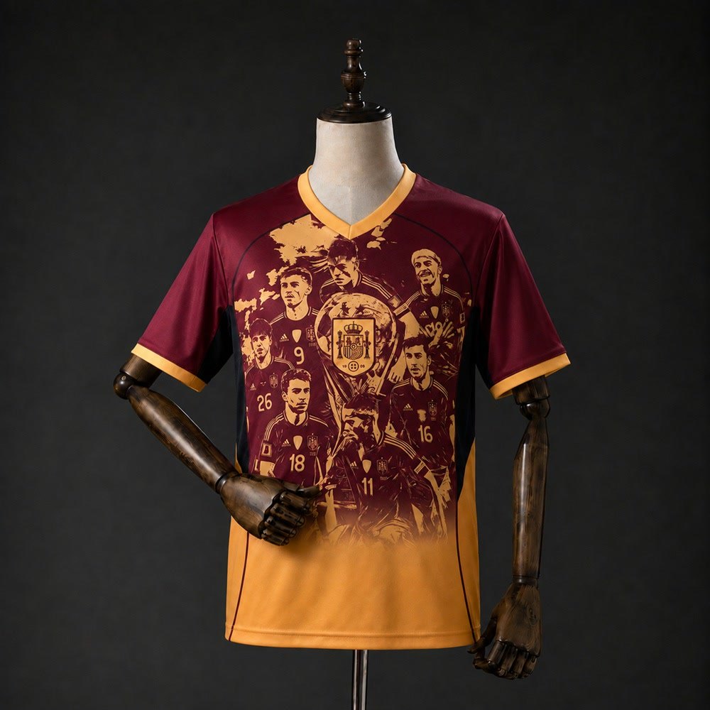 Spain 2026 Champions Commemorative Jersey