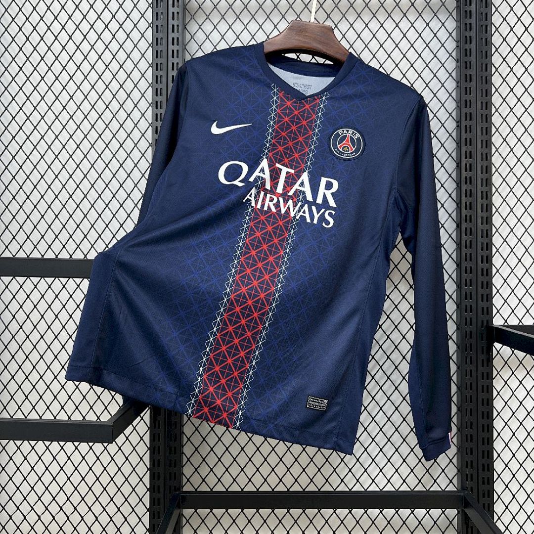 Paris Saint-Germain 2025/26 Home Long Sleeve Jersey